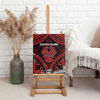 Easter Island Canvas Wall Art Polynesian Pattern Emblem