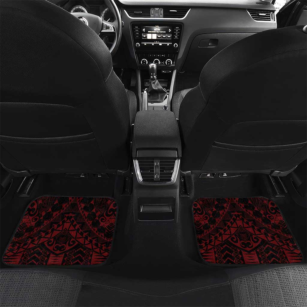 Easter Island Car Mats Polynesian Pattern Emblem