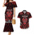 Personalised Easter Island Couples Matching Mermaid Dress and Hawaiian Shirt Polynesian Pattern Emblem