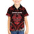 Personalised Easter Island Family Matching Off The Shoulder Long Sleeve Dress and Hawaiian Shirt Polynesian Pattern Emblem