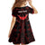 Personalised Easter Island Family Matching Off Shoulder Maxi Dress and Hawaiian Shirt Polynesian Pattern Emblem