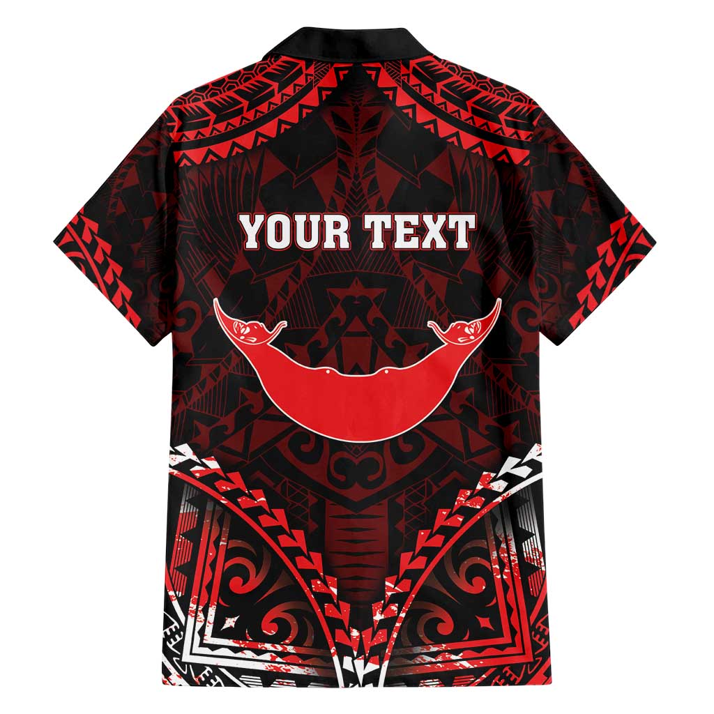 Personalised Easter Island Family Matching Short Sleeve Bodycon Dress and Hawaiian Shirt Polynesian Pattern Emblem
