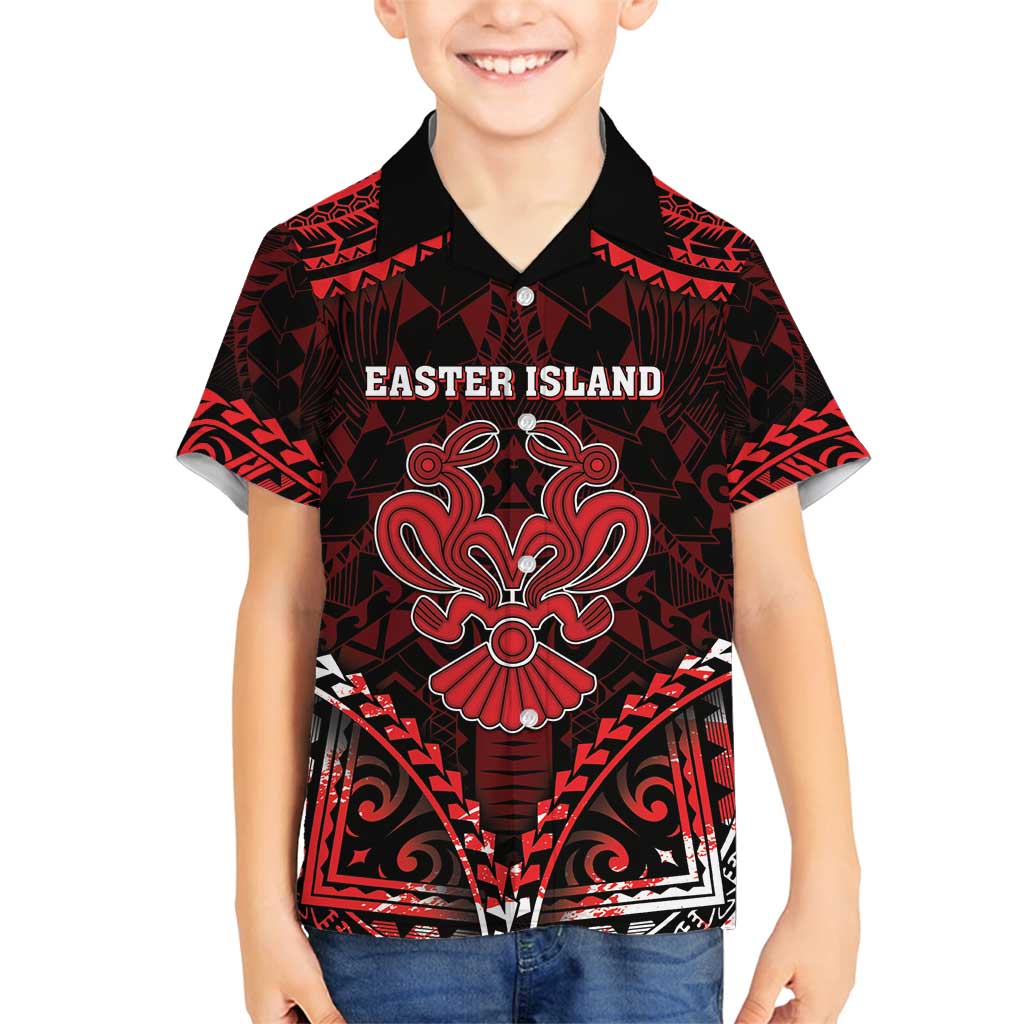 Personalised Easter Island Family Matching Tank Maxi Dress and Hawaiian Shirt Polynesian Pattern Emblem