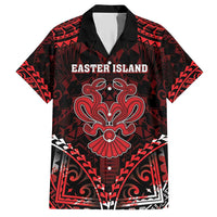 Personalised Easter Island Hawaiian Shirt Polynesian Pattern Emblem