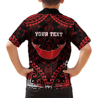 Personalised Easter Island Hawaiian Shirt Polynesian Pattern Emblem