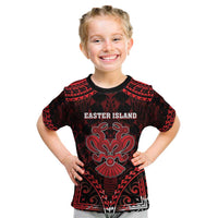 Personalised Easter Island Kid T Shirt Polynesian Pattern Emblem