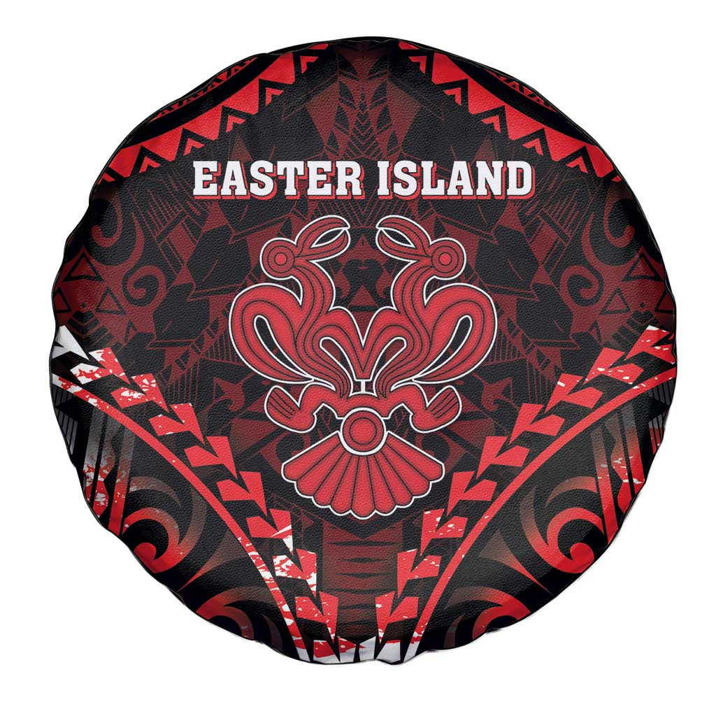 Easter Island Spare Tire Cover Polynesian Pattern Emblem