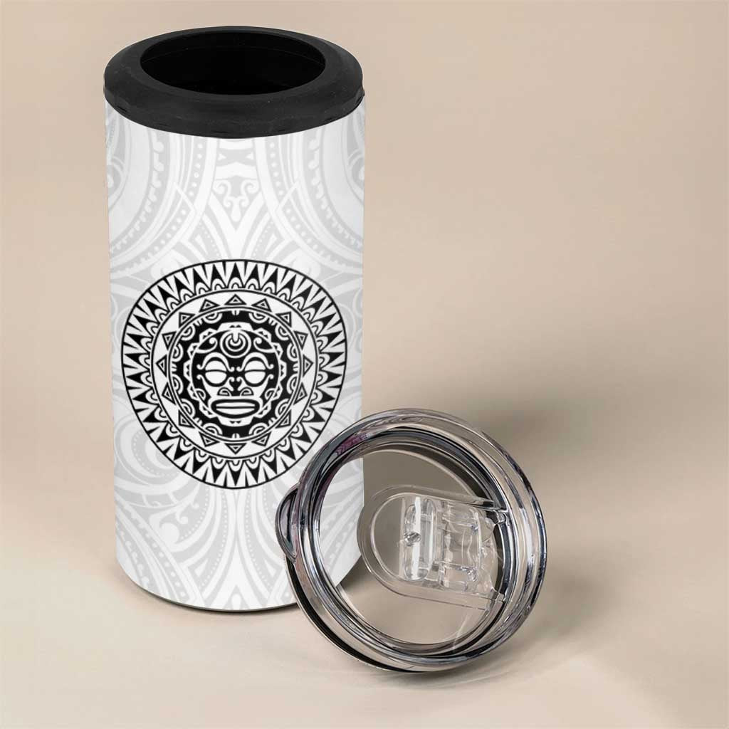 New Zealand Aotearoa 4 in 1 Can Cooler Tumbler Maori Te Mata O Rongokako LT05 - Polynesian Pride