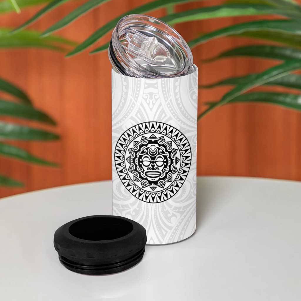 New Zealand Aotearoa 4 in 1 Can Cooler Tumbler Maori Te Mata O Rongokako LT05 - Polynesian Pride