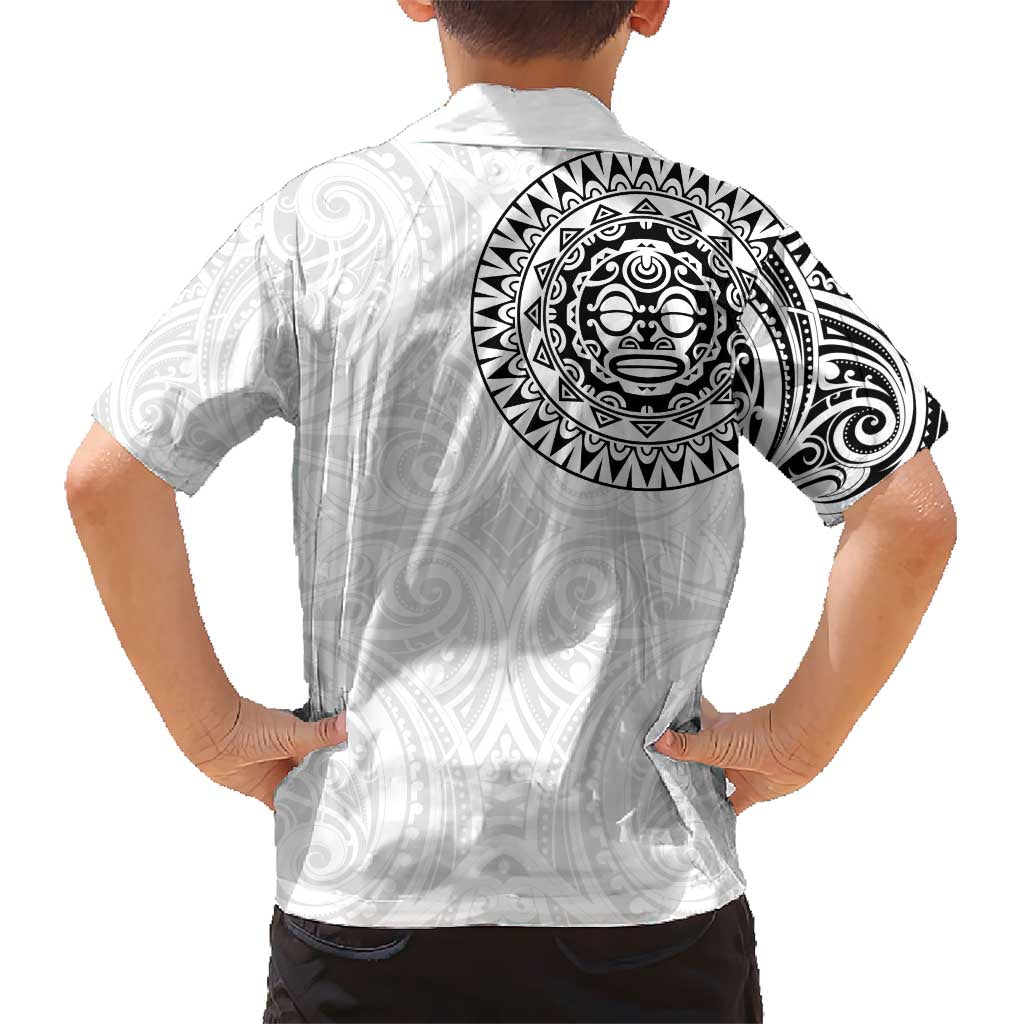 New Zealand Aotearoa Kid Hawaiian Shirt Maori Te Mata O Rongokako