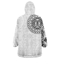 New Zealand Aotearoa Wearable Blanket Hoodie Maori Te Mata O Rongokako LT05 - Polynesian Pride