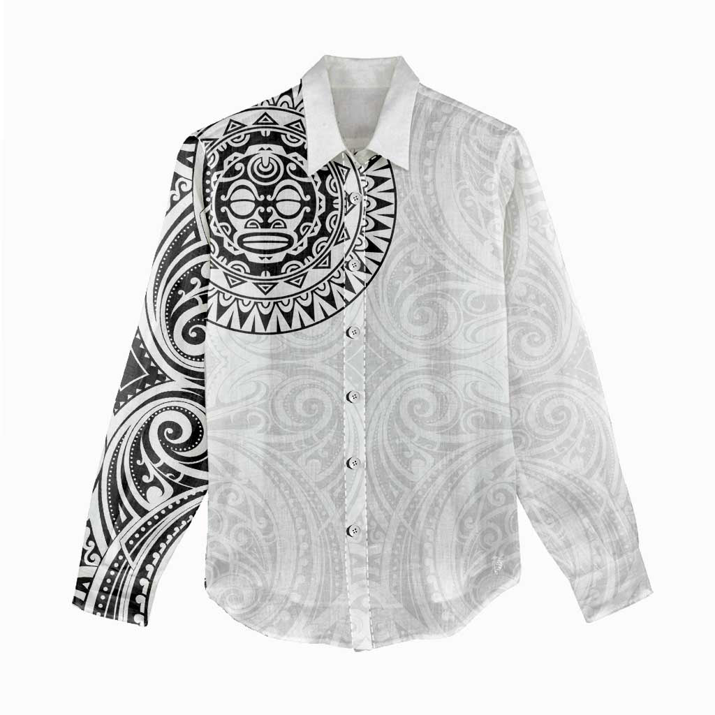 New Zealand Aotearoa Women Casual Shirt Maori Te Mata O Rongokako LT05 - Polynesian Pride
