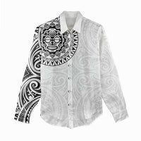 New Zealand Aotearoa Women Casual Shirt Maori Te Mata O Rongokako LT05 - Polynesian Pride