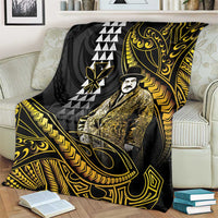 Hawaii Kuhio The Citizen Prince Blanket Gold Polynesian Tribal Tattoo