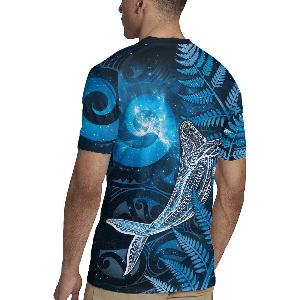 New Zealand Matariki Rugby Jersey Maori Koru With Humpback Whale Blue