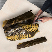 New Zealand Matariki Umbrella Maori Koru With Humpback Whale Gold