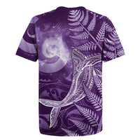 New Zealand Matariki Rugby Jersey Maori Koru With Humpback Whale Purple