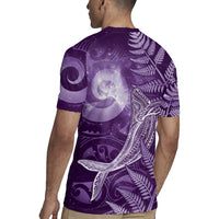 New Zealand Matariki Rugby Jersey Maori Koru With Humpback Whale Purple