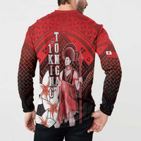 The First King Of Tonga Button Sweatshirt Tongan Pride