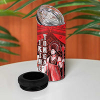 The First King Of Tonga 4 in 1 Can Cooler Tumbler Tongan Pride