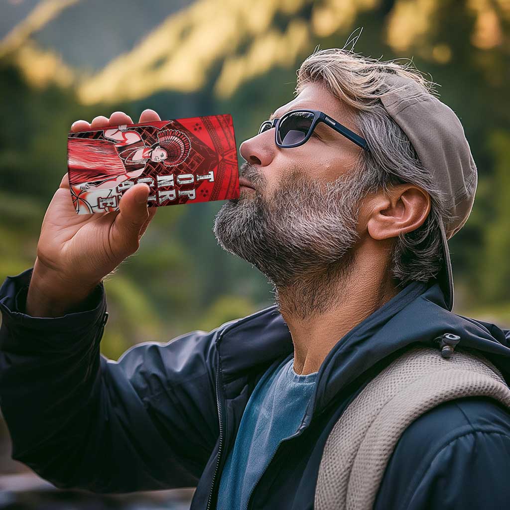 The First King Of Tonga 4 in 1 Can Cooler Tumbler Tongan Pride