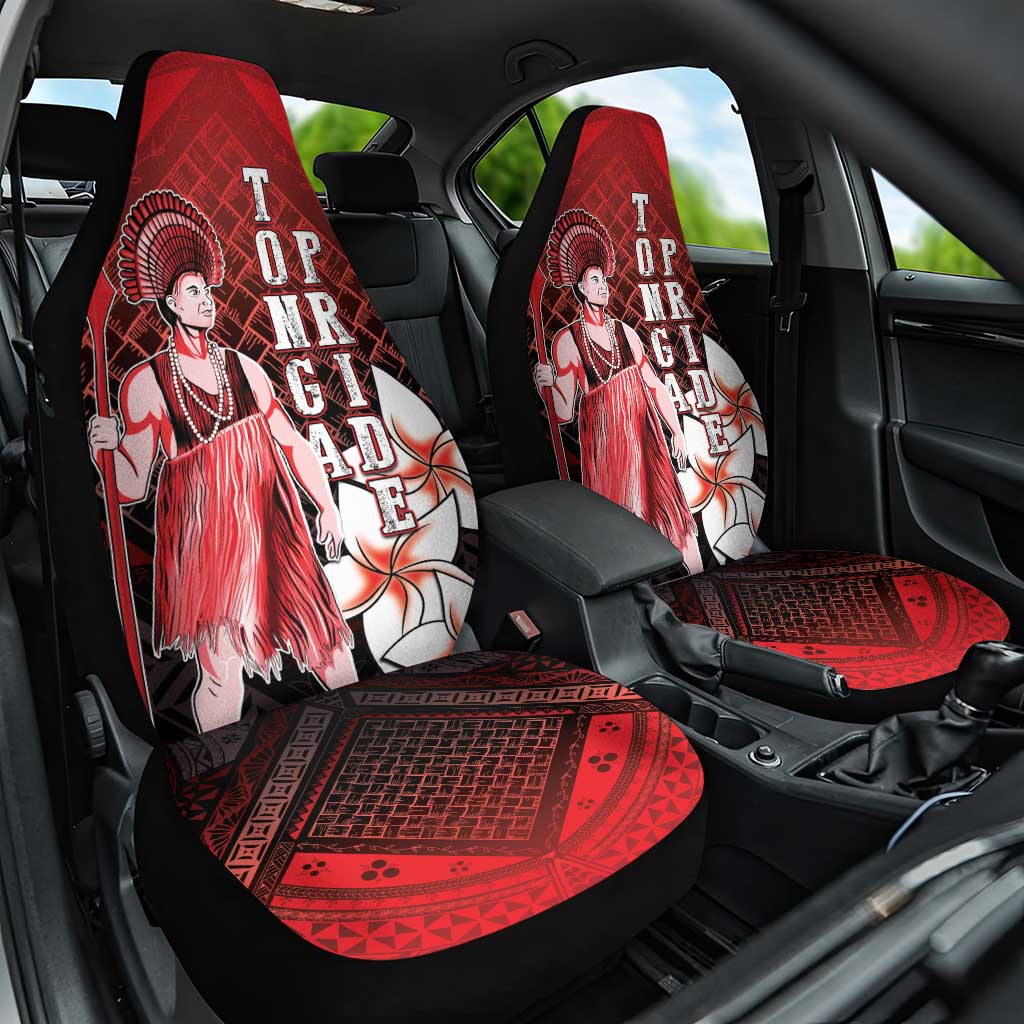 The First King Of Tonga Car Seat Cover Tongan Pride