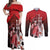 The First King Of Tonga Couples Matching Off Shoulder Maxi Dress and Long Sleeve Button Shirt Tongan Pride