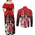 The First King Of Tonga Couples Matching Off Shoulder Maxi Dress and Long Sleeve Button Shirt Tongan Pride