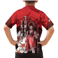 The First King Of Tonga Family Matching Mermaid Dress and Hawaiian Shirt Tongan Pride LT05 - Polynesian Pride