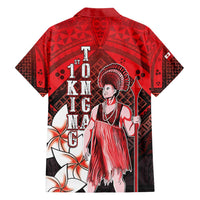 The First King Of Tonga Family Matching Off Shoulder Maxi Dress and Hawaiian Shirt Tongan Pride LT05 - Polynesian Pride