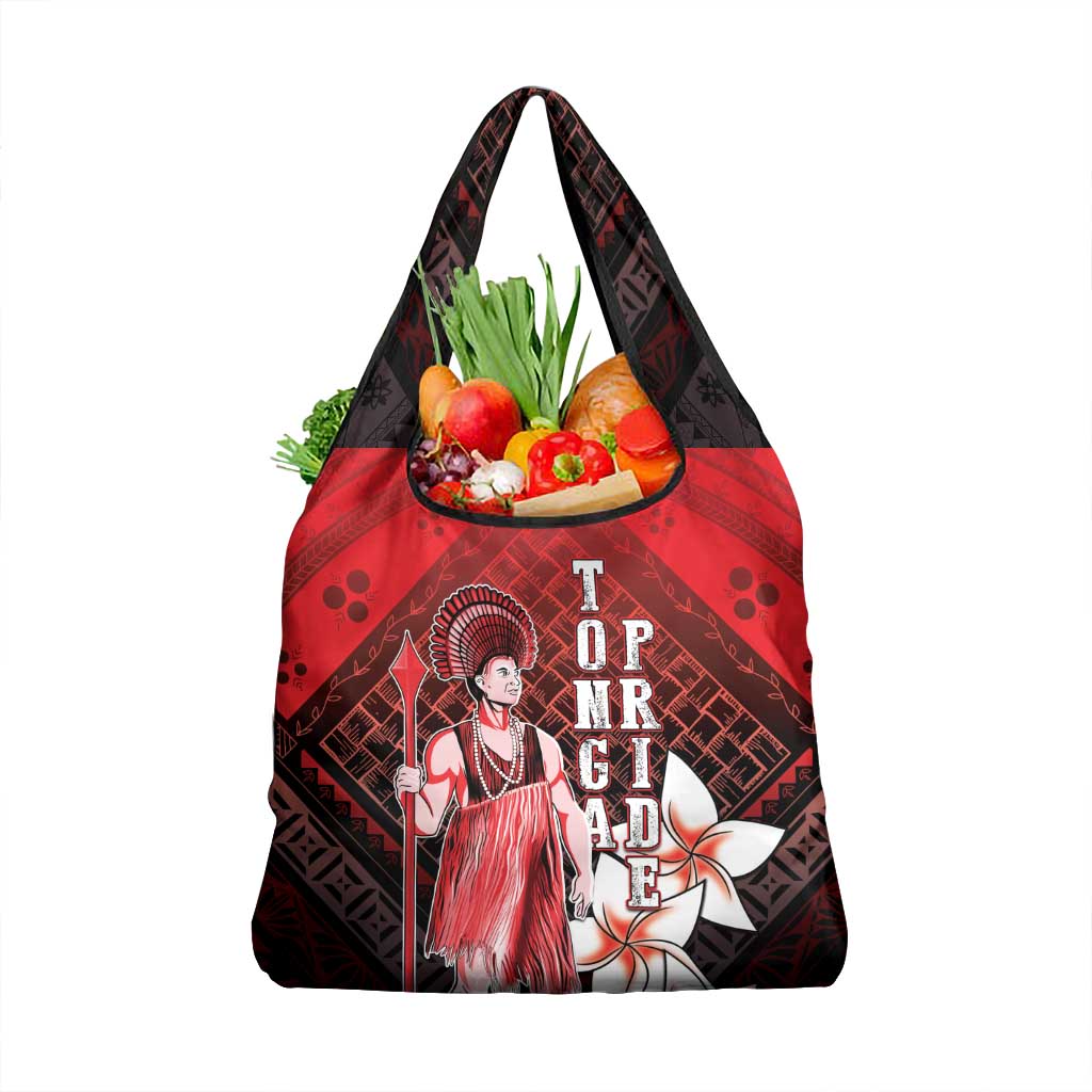 The First King Of Tonga Grocery Bag Tongan Pride