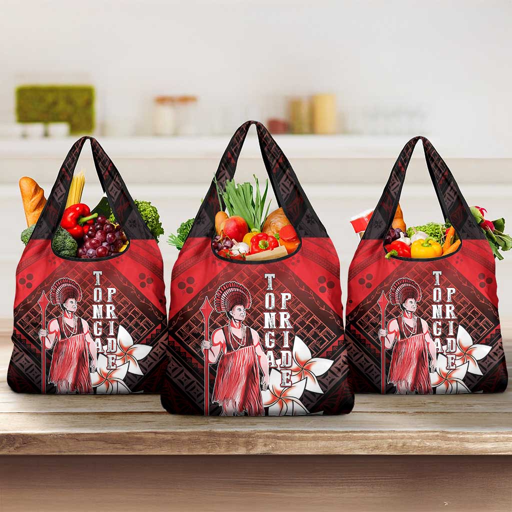 The First King Of Tonga Grocery Bag Tongan Pride