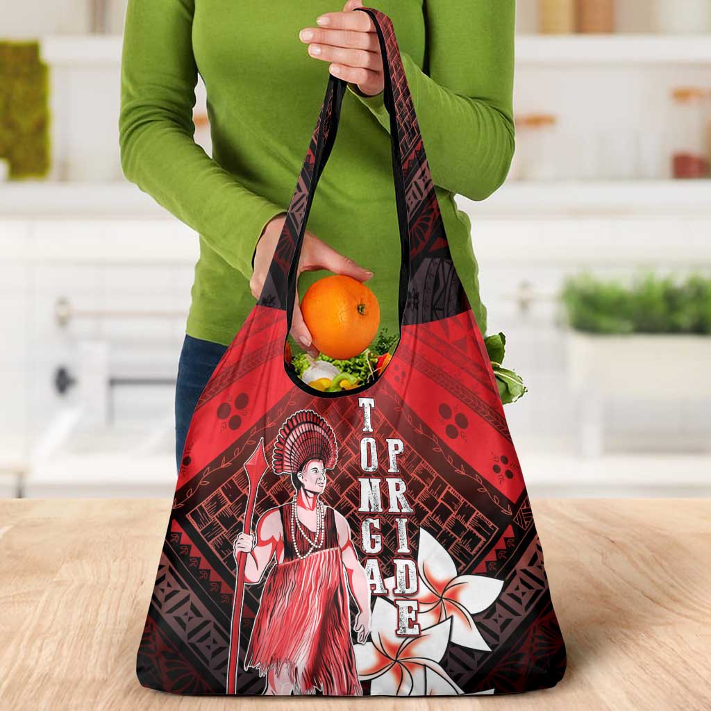 The First King Of Tonga Grocery Bag Tongan Pride