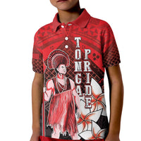 The First King Of Tonga Kid Polo Shirt Tongan Pride