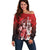 The First King Of Tonga Off Shoulder Sweater Tongan Pride