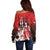 The First King Of Tonga Off Shoulder Sweater Tongan Pride