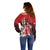 The First King Of Tonga Off Shoulder Sweater Tongan Pride