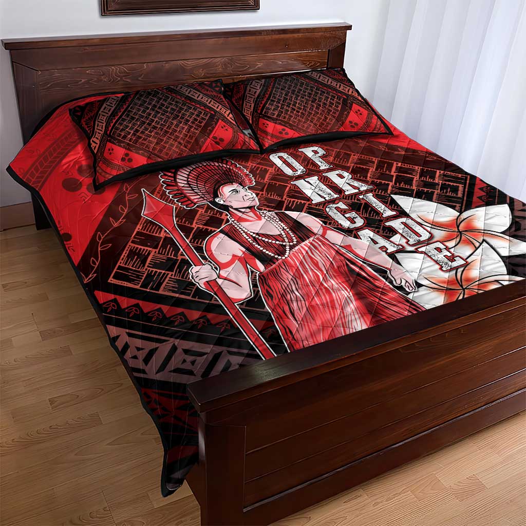 The First King Of Tonga Quilt Bed Set Tongan Pride