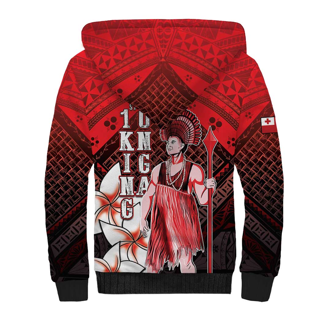 The First King Of Tonga Sherpa Hoodie Tongan Pride LT05 - Polynesian Pride