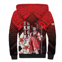 The First King Of Tonga Sherpa Hoodie Tongan Pride LT05 - Polynesian Pride
