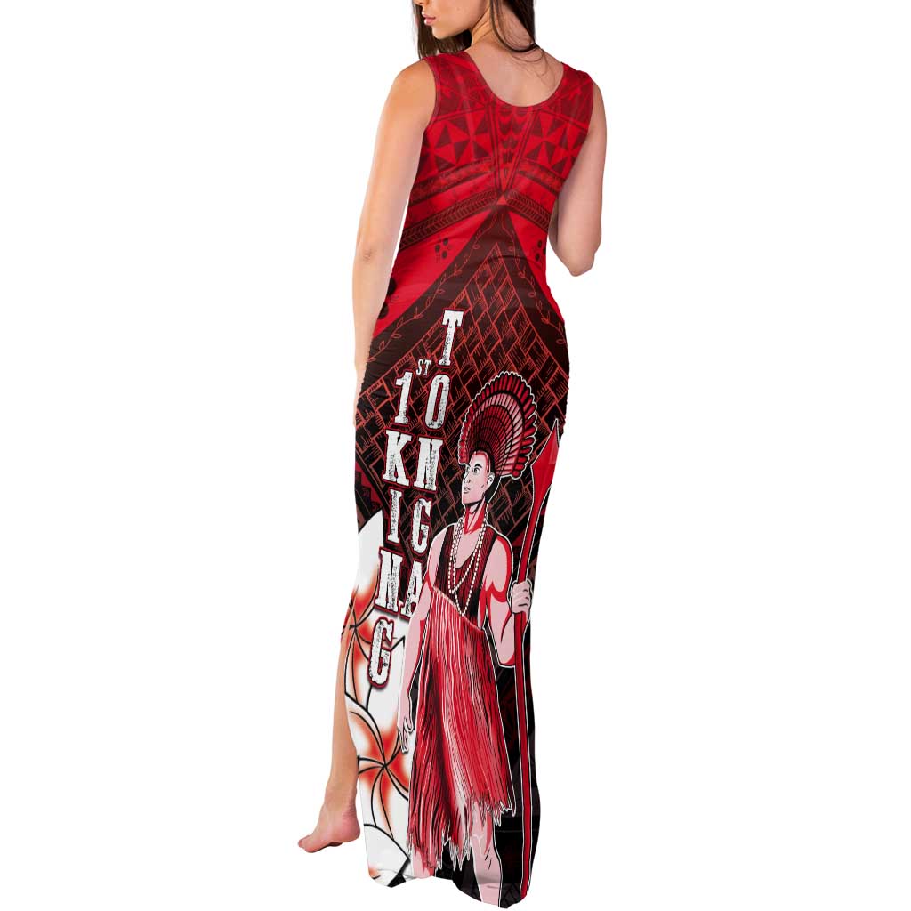 The First King Of Tonga Tank Maxi Dress Tongan Pride