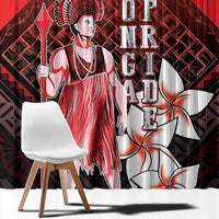 The First King Of Tonga Window Curtain Tongan Pride