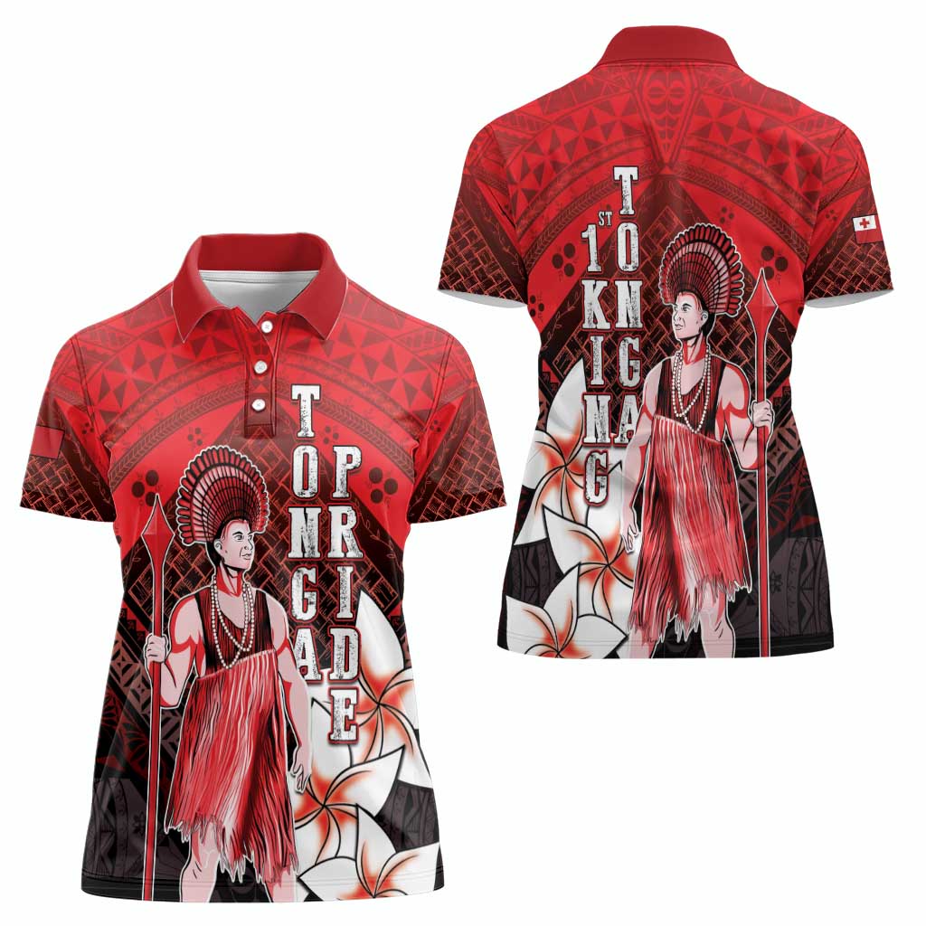 The First King Of Tonga Women Polo Shirt Tongan Pride