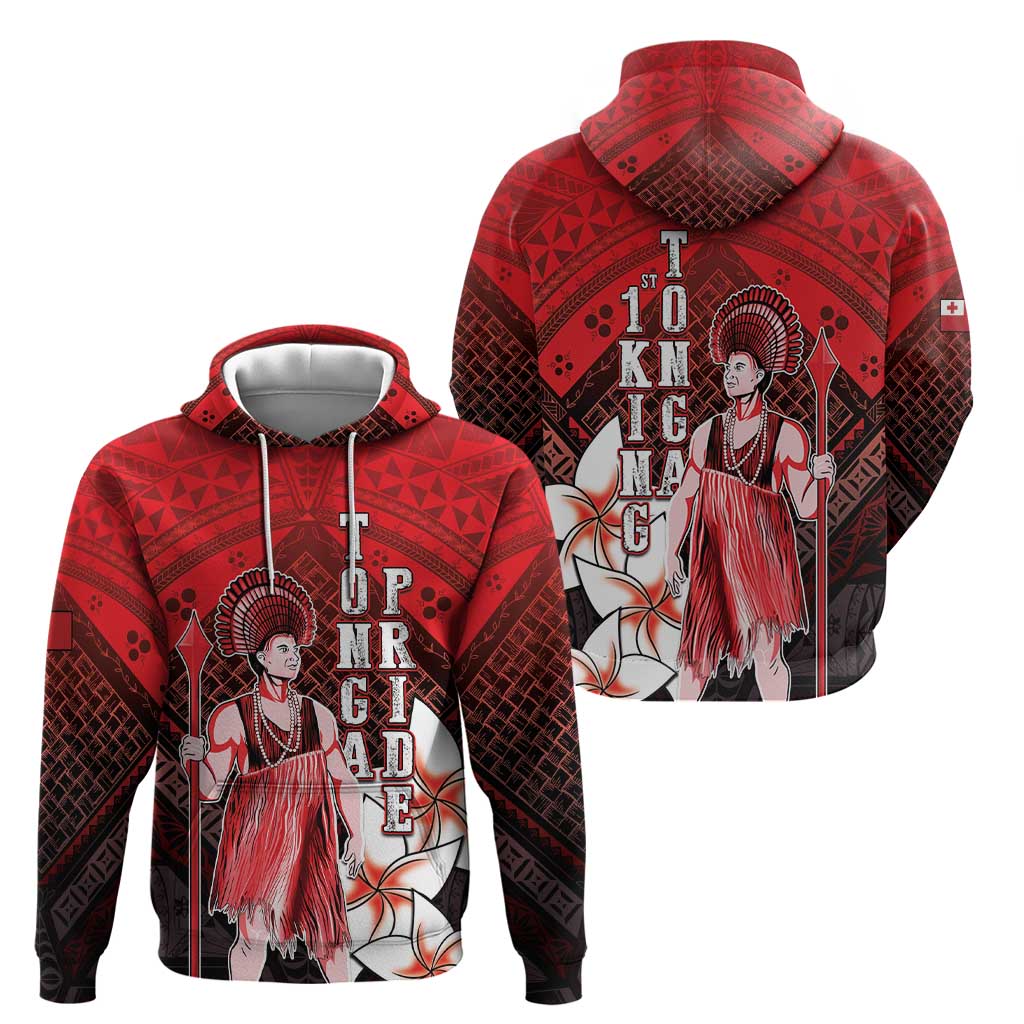 The First King Of Tonga Zip Hoodie Tongan Pride