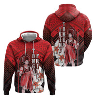 The First King Of Tonga Zip Hoodie Tongan Pride
