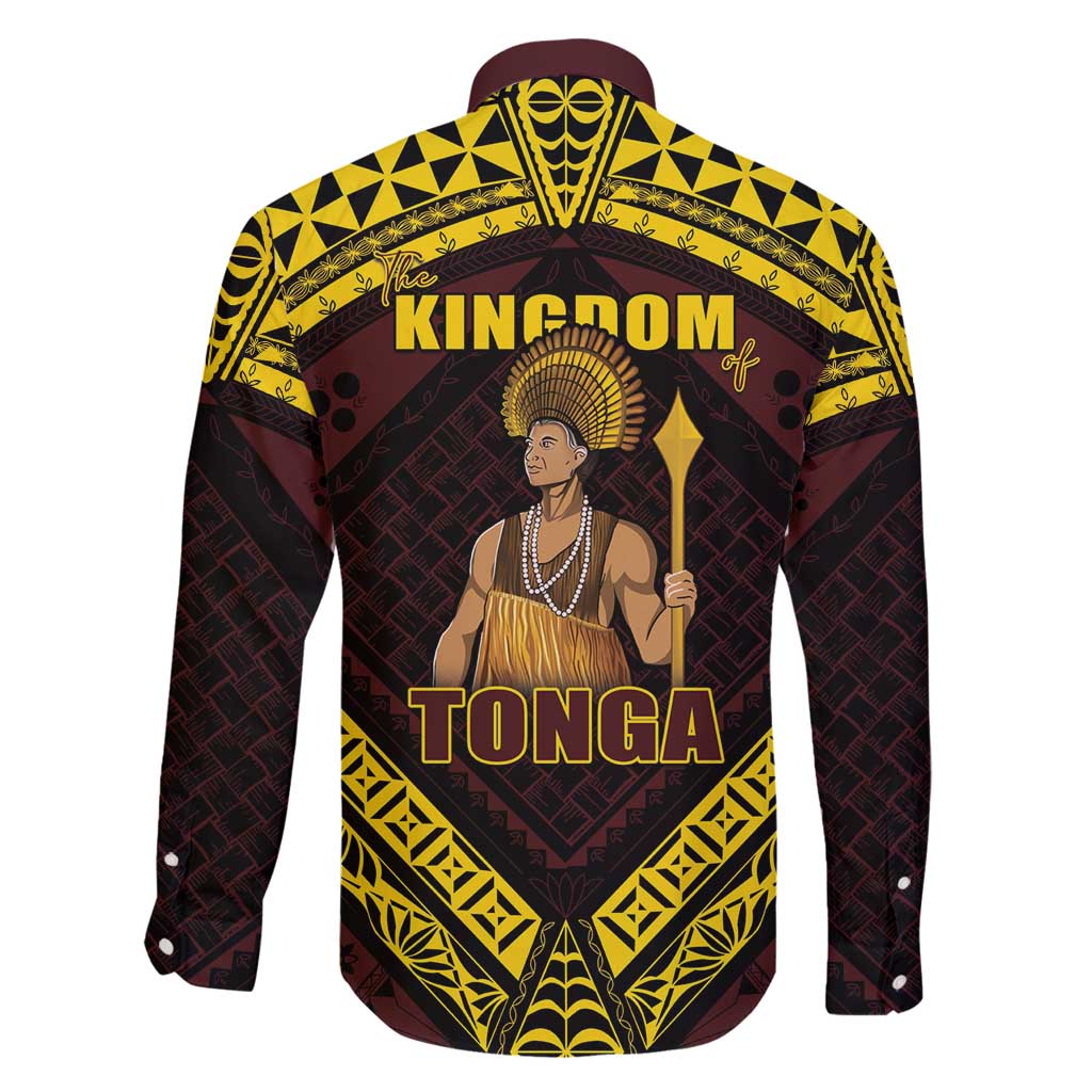Tonga First King Family Matching Off Shoulder Short Dress and Hawaiian Shirt Ahoeitu Know Your Roots