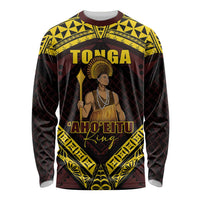 Tonga First King Long Sleeve Shirt Ahoeitu Know Your Roots