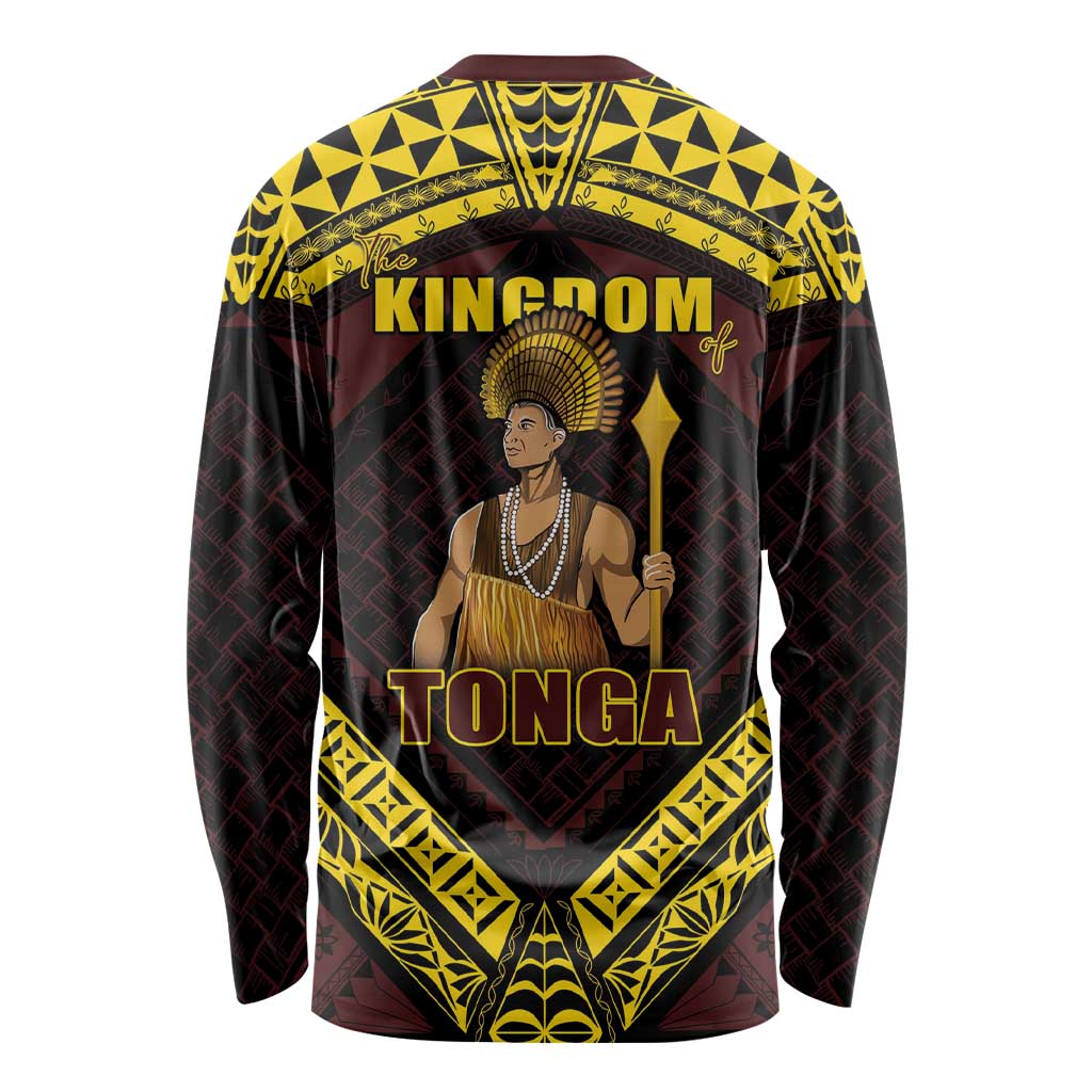 Tonga First King Long Sleeve Shirt Ahoeitu Know Your Roots