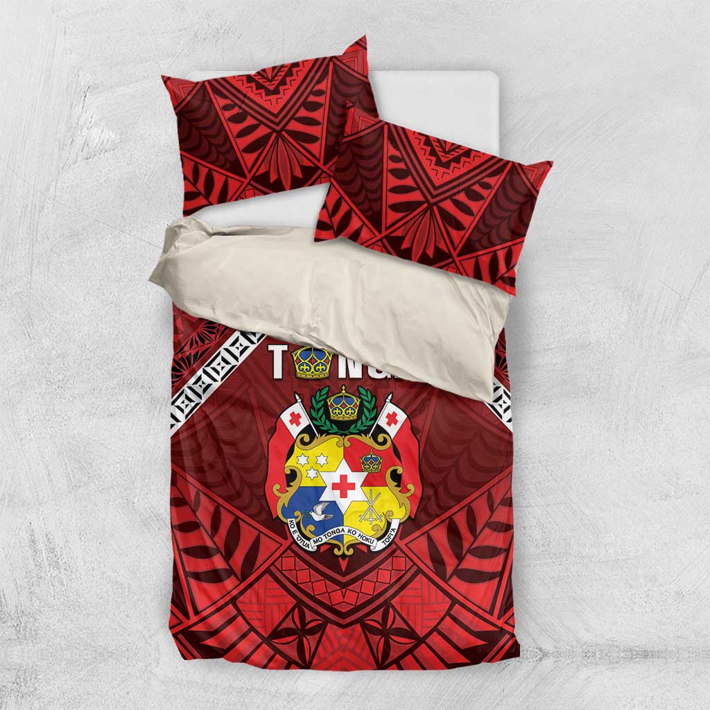 Tonga Emancipation Day Bedding Set Tongan Kupesi Pattern