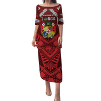 Tonga Emancipation Day Puletasi Tongan Kupesi Pattern